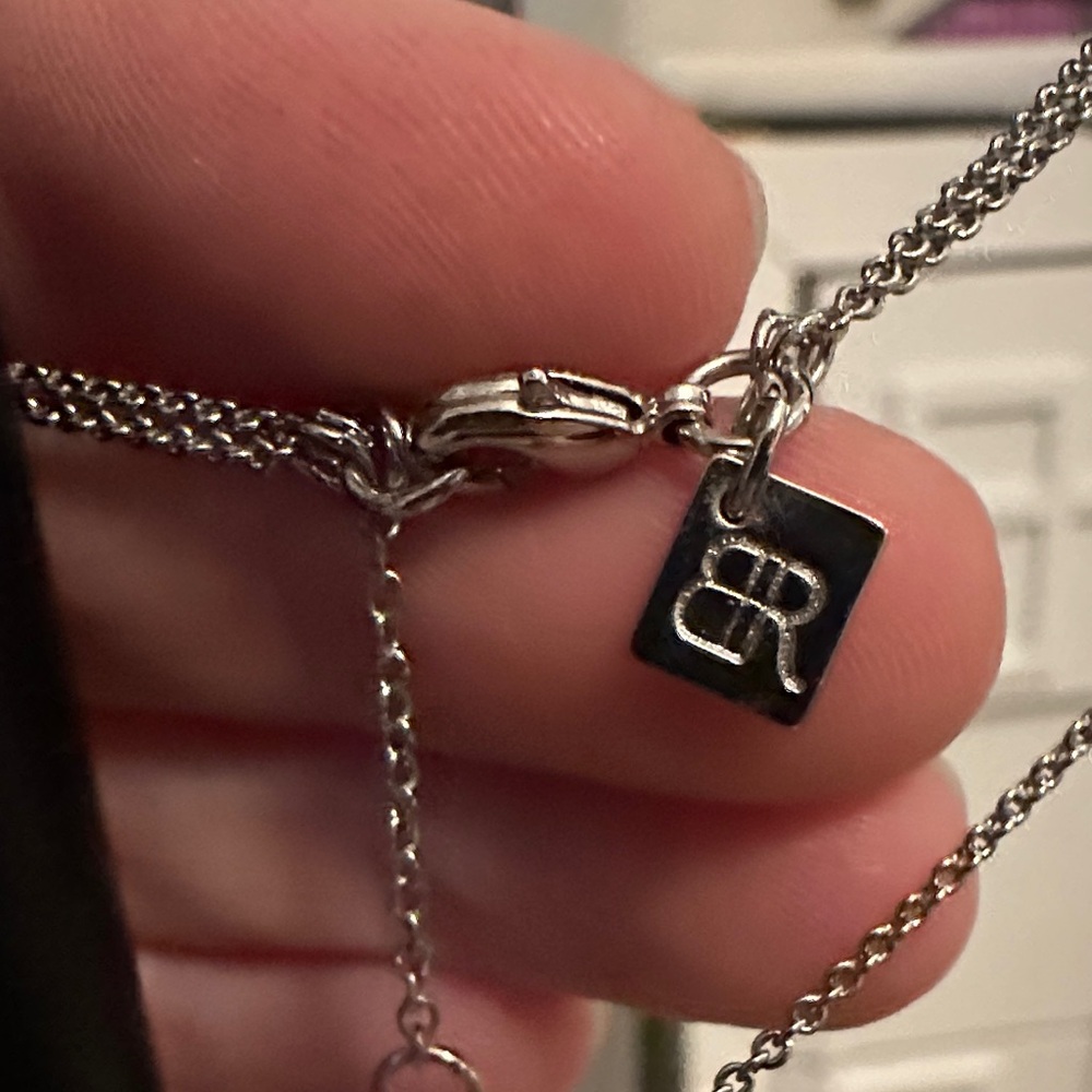 Silver Double Layer Necklace - Picture 5 of 5